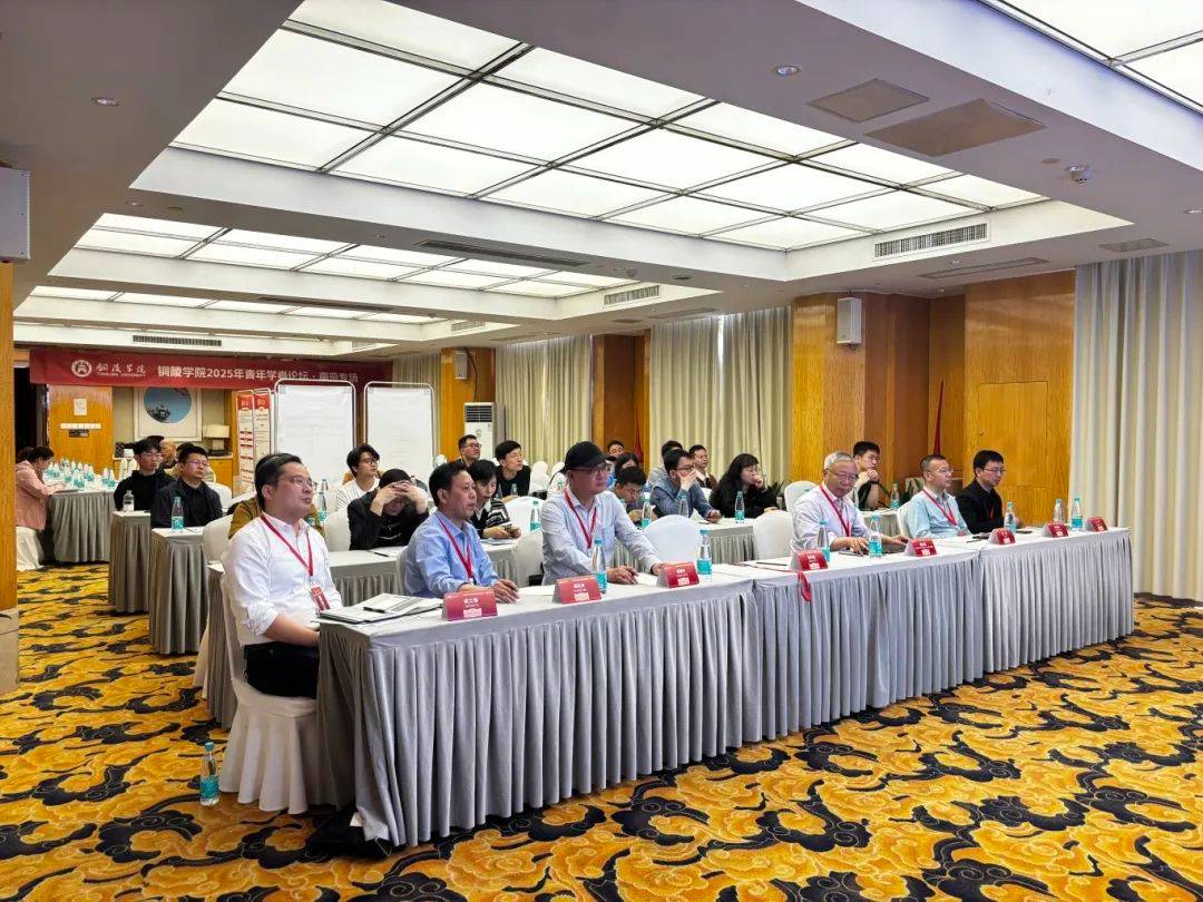 铜陵学院成功举办2025年翠湖青年学者论坛·南京专场，共筑学术新未来